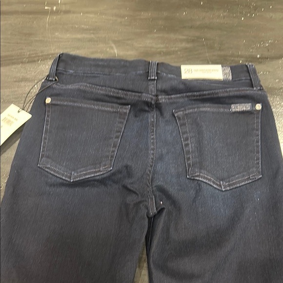 NWT For All Mankind Dark Blue Denim Jeans- size 28 - Picture 4 of 4